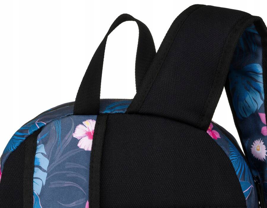 Klasyczny, damski plecak z poliestru w roślinny wzór - Rovicky - obrazek 10