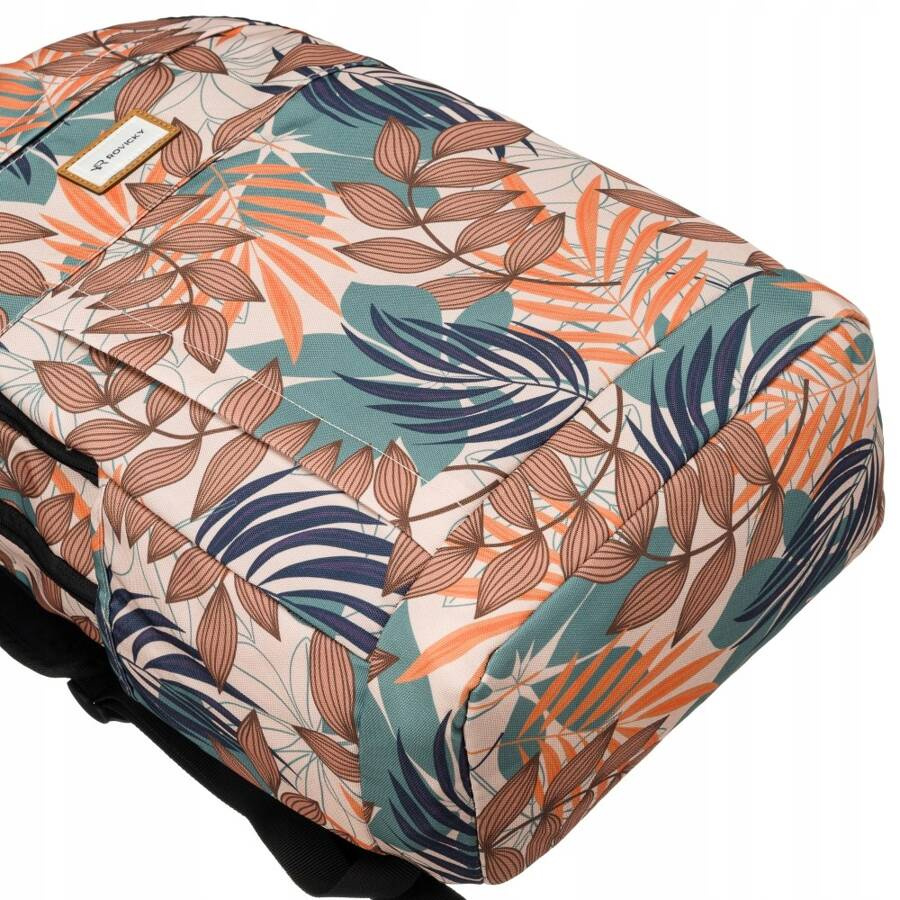 Klasyczny, damski plecak z poliestru w roślinny wzór - Rovicky - obrazek 13