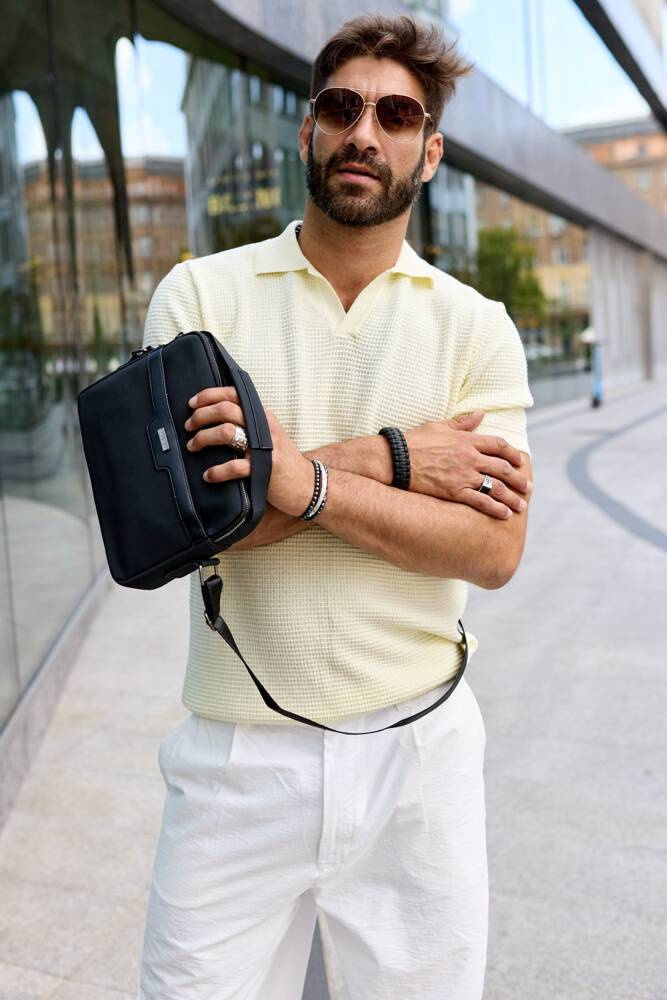 Poręczna torba męska z poliestru - Rovicky - obrazek 10