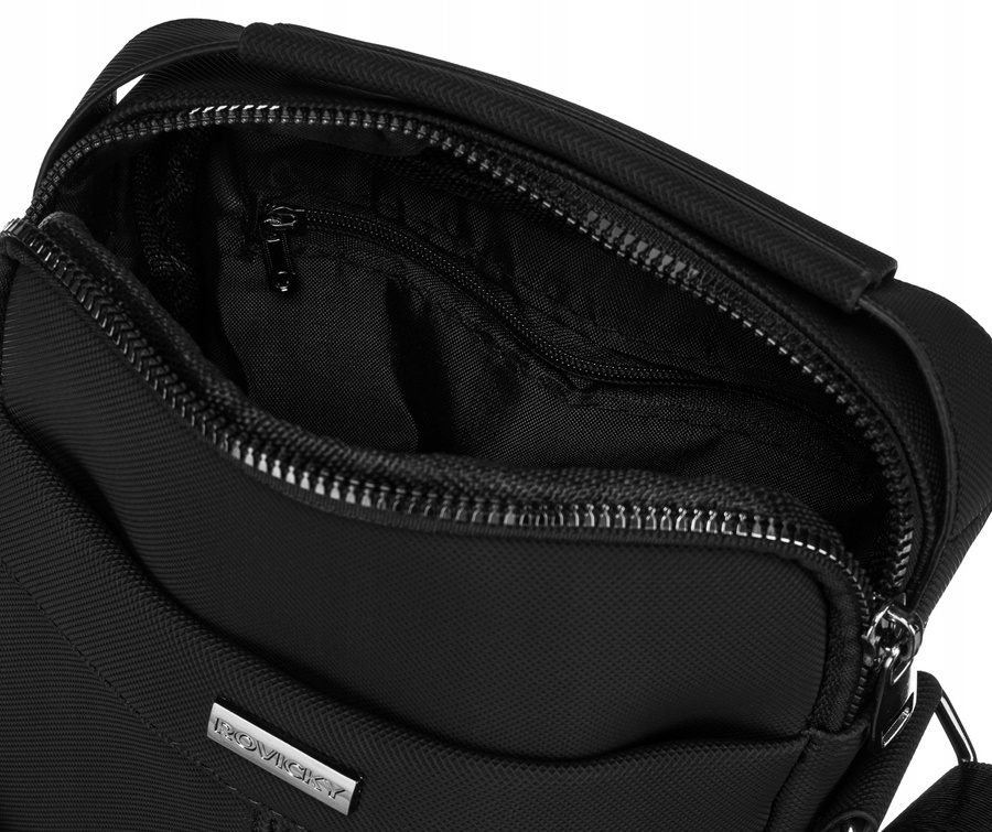 Praktyczna listonoszka męska z cordury - Rovicky - obrazek 7