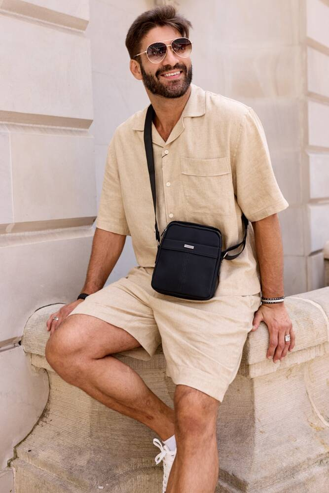 Praktyczna listonoszka męska z cordury - Rovicky - obrazek 3