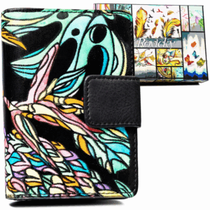 Duży, pionowy portfel damski ze skóry naturalnej - Rovicky