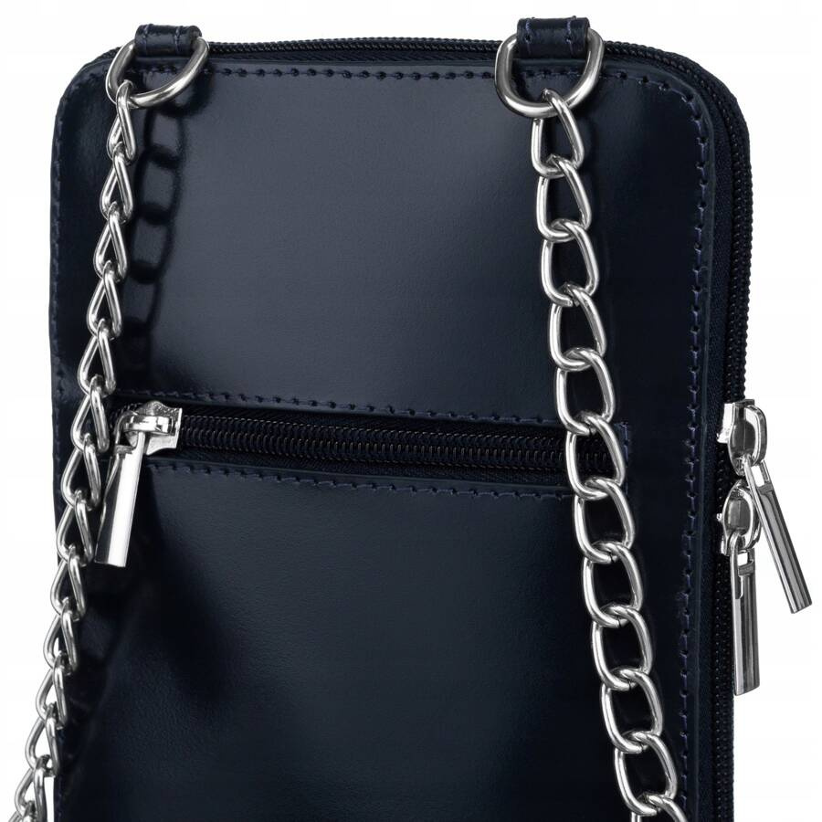 Mini torebka damska ze skóry naturalnej - obrazek 4