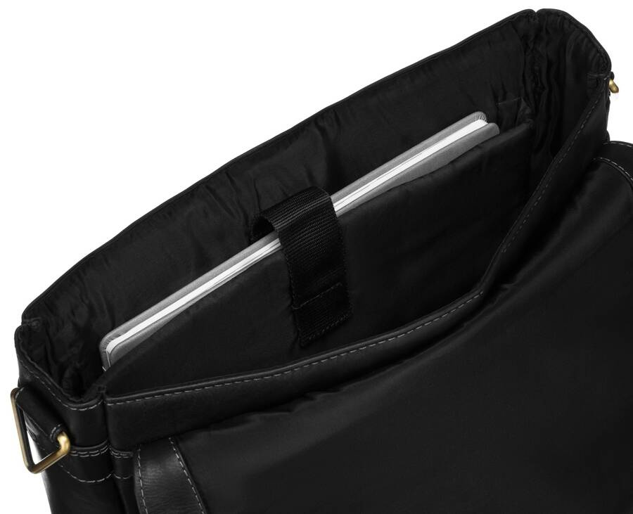 Skórzana, męska torba na laptopa - Peterson - obrazek 4