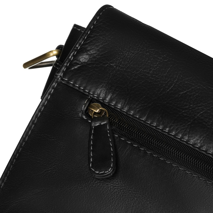 Skórzana, męska torba na laptopa - Peterson - obrazek 5