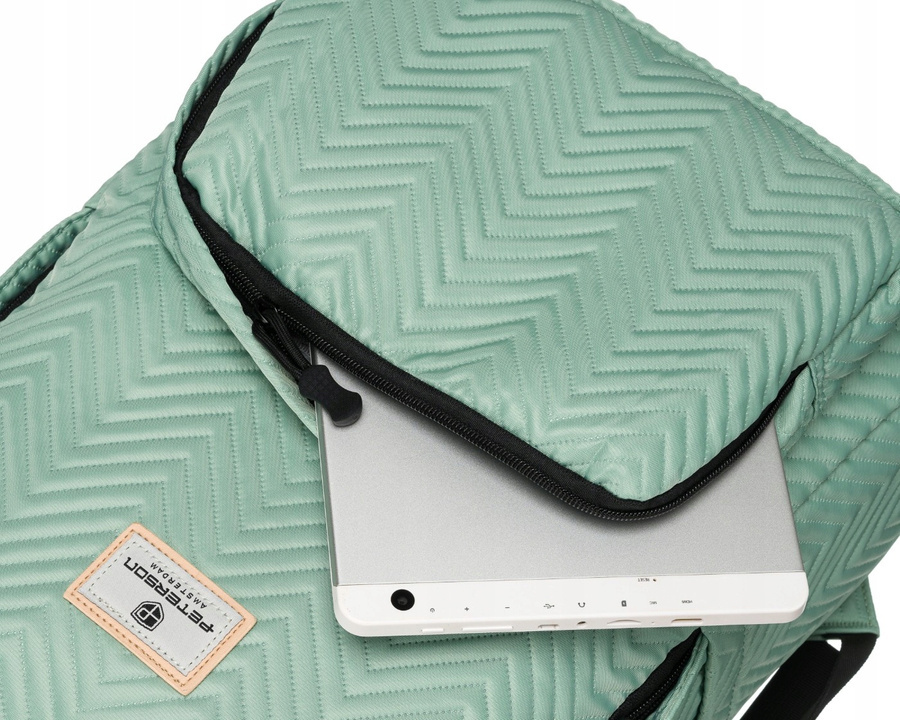 Plecak z poliestru z miejscem na laptopa - Peterson - obrazek 9