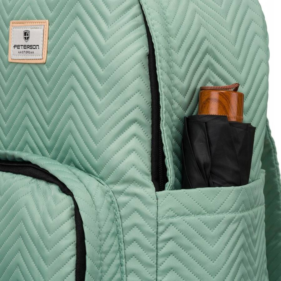 Plecak z poliestru z miejscem na laptopa - Peterson - obrazek 10