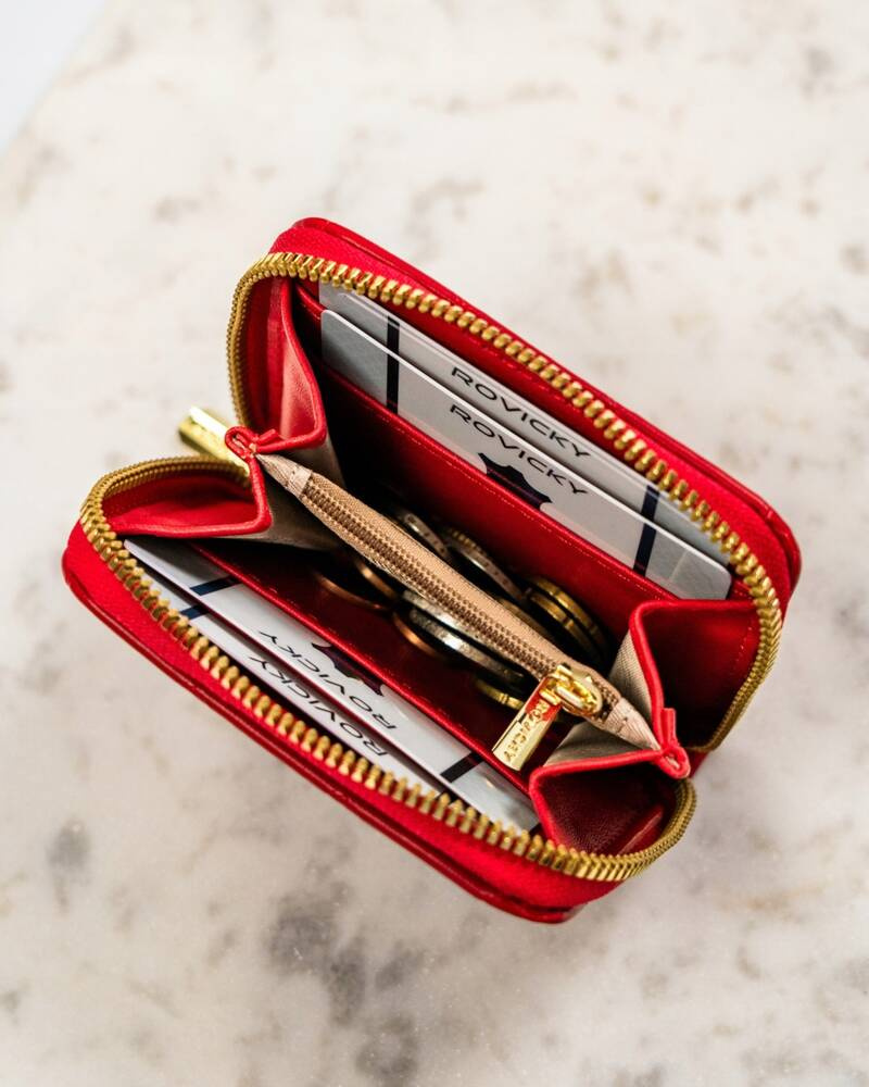 Szykowny portfel damski na zamek - Rovicky - obrazek 6