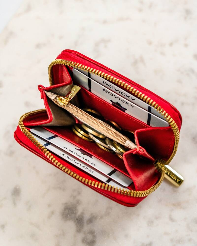 Szykowny portfel damski na zamek - Rovicky - obrazek 7