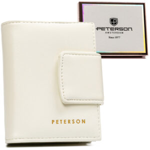 Mały portfel damski ze skóry ekologicznej - Peterson