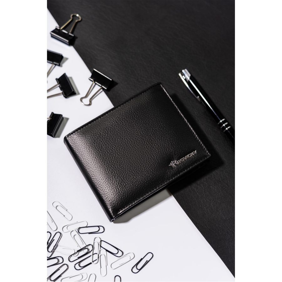 Duży, pojemny portfel męski ze skóry naturalnej - Rovicky - obrazek 2