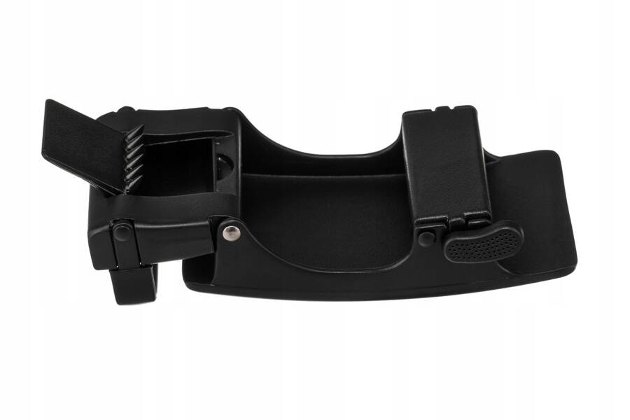 Elegancki, skórzany pasek męski z klamrą automatyczną - Peterson - obrazek 6