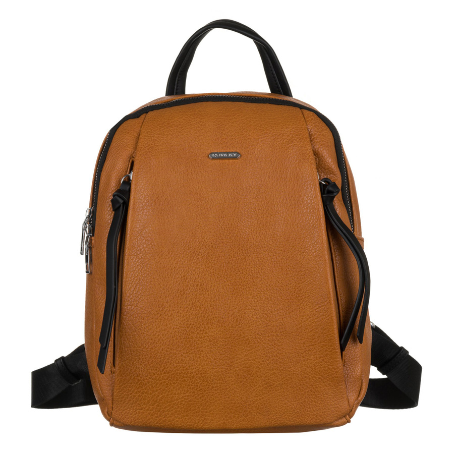 Miejski plecaczek damski ze skóry ekologicznej - Rovicky - obrazek 2