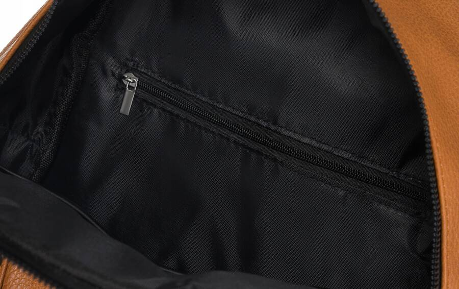 Miejski plecaczek damski ze skóry ekologicznej - Rovicky - obrazek 6