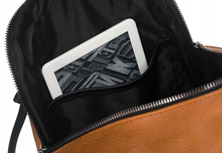 Miejski plecaczek damski ze skóry ekologicznej - Rovicky - obrazek 7