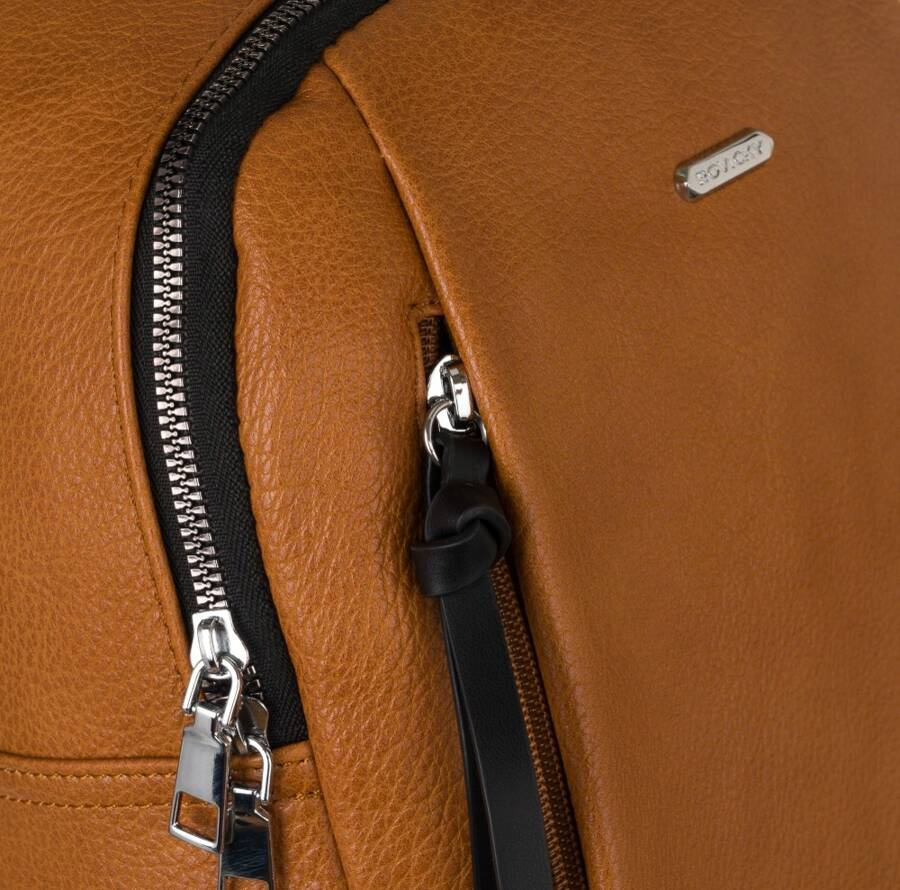 Miejski plecaczek damski ze skóry ekologicznej - Rovicky - obrazek 5