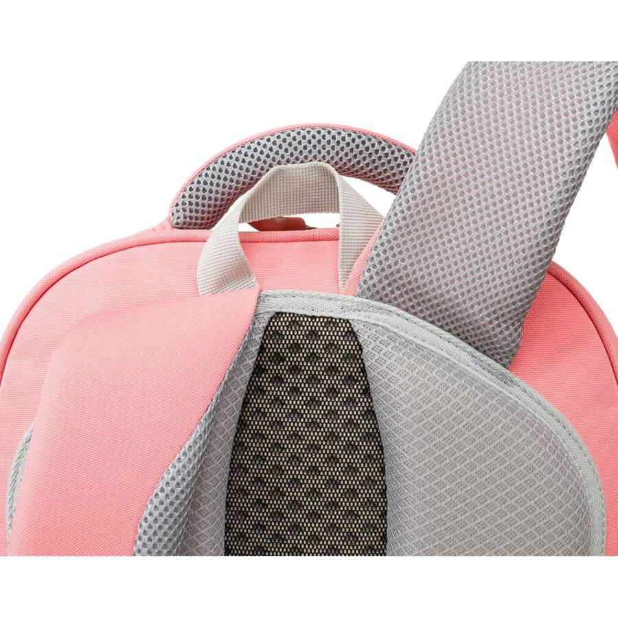 Szkolny, różowy plecak z oddychającego poliestru z pasem piersiowym - Peterson - obrazek 9