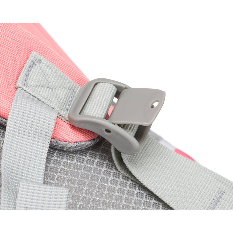 Szkolny, różowy plecak z oddychającego poliestru z pasem piersiowym - Peterson - obrazek 15