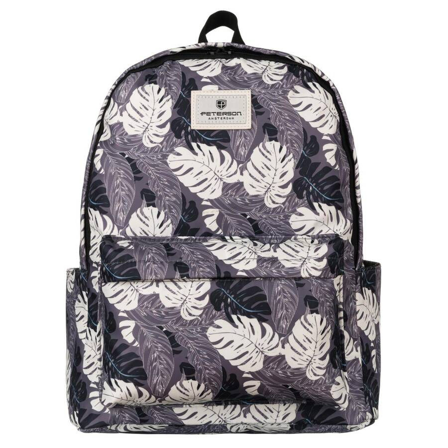 Jednokomorowy plecak miejski z zewnętrzną kieszenią - Peterson - obrazek 2