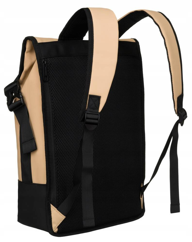 Plecak miejski roll-top z zewnętrzną kieszenią na suwak - Peterson - obrazek 5