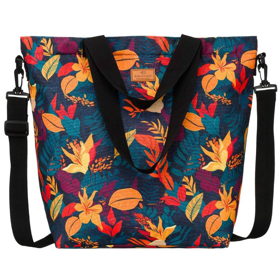 Torebka shopper z paskiem i uchwytem A4 - Rovicky - obrazek 2