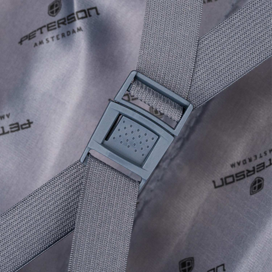 Kabinowa walizka różowa z czterema kółkami na podróże, Peterson - obrazek 10