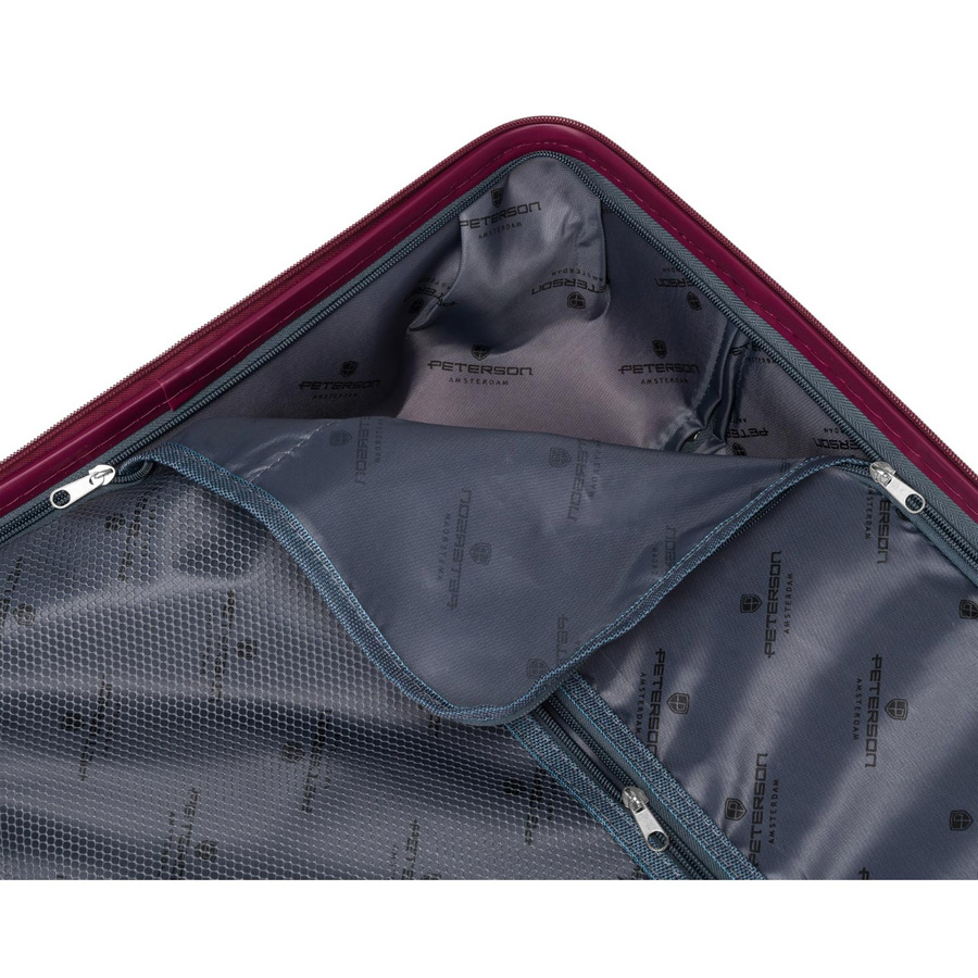 Zestaw walizek z polipropylenu z regulowaną rączką teleskopową - Peterson - obrazek 14