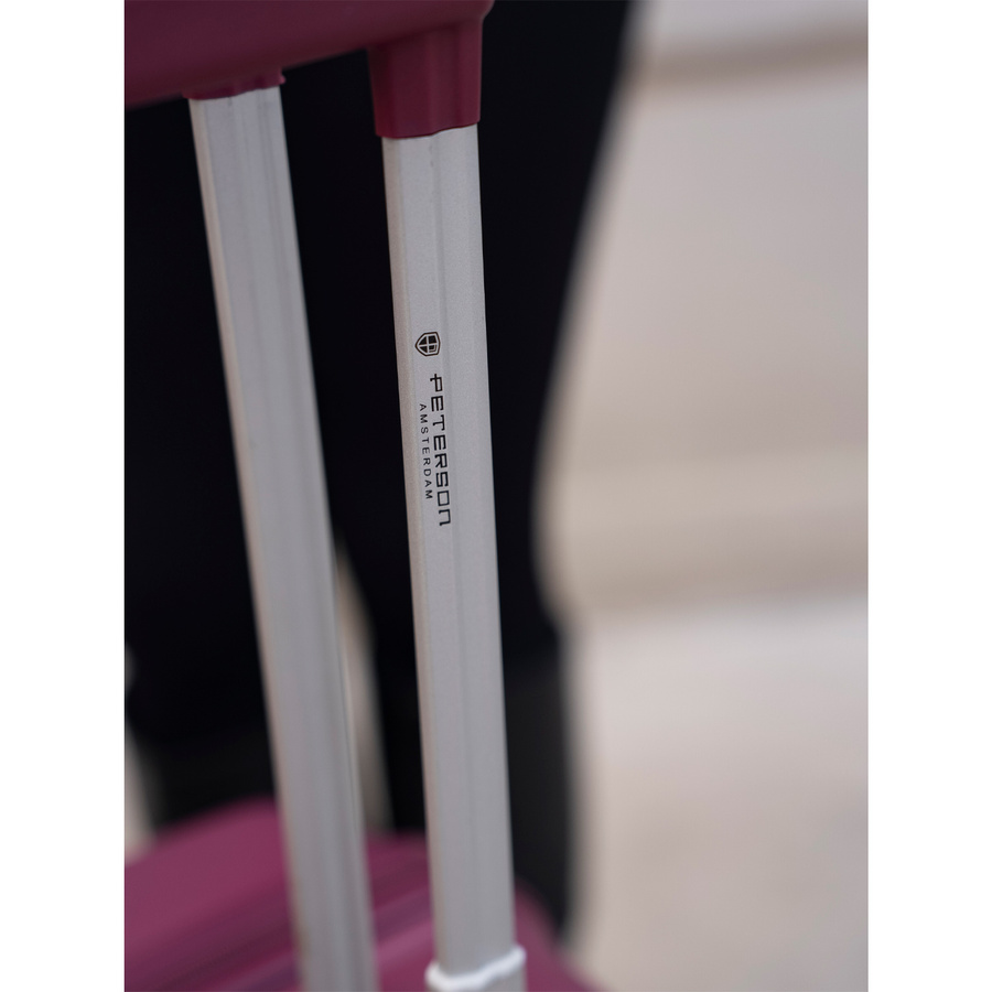 Zestaw walizek z polipropylenu z regulowaną rączką teleskopową - Peterson - obrazek 5