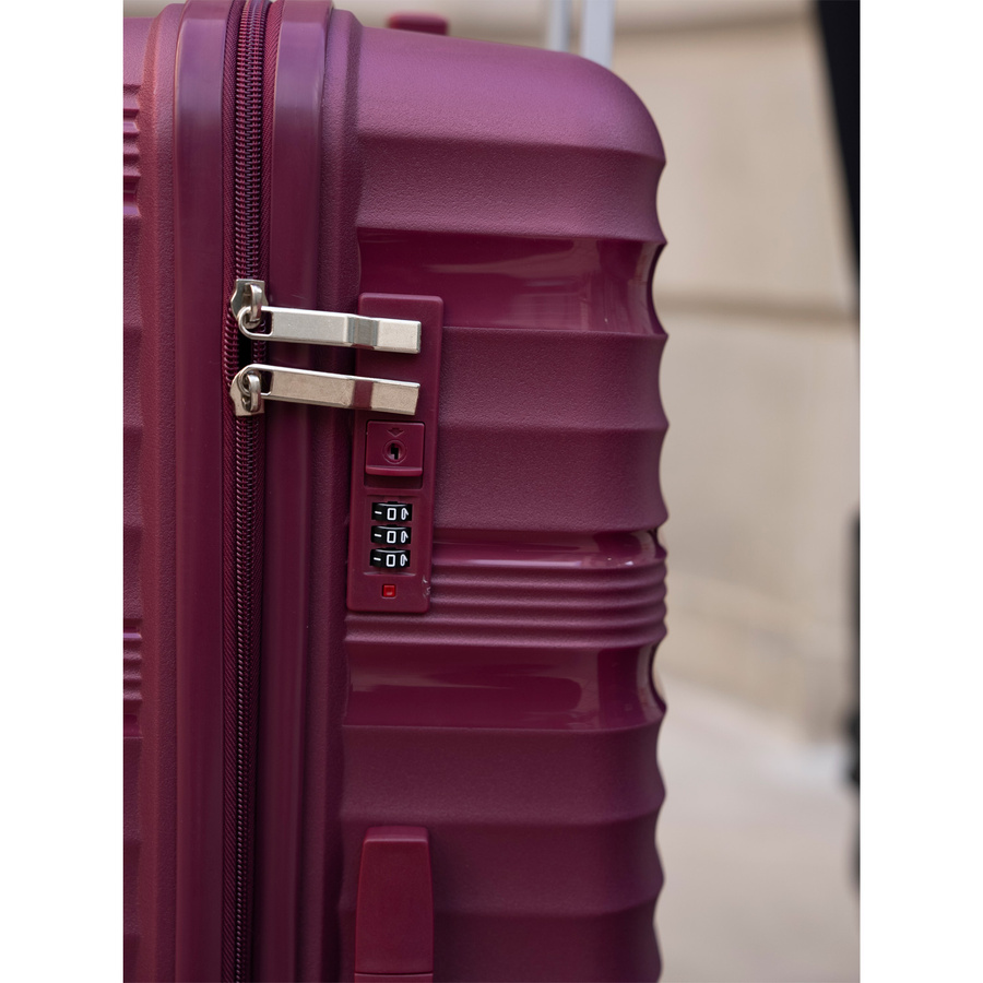 Zestaw walizek z polipropylenu z regulowaną rączką teleskopową - Peterson - obrazek 8