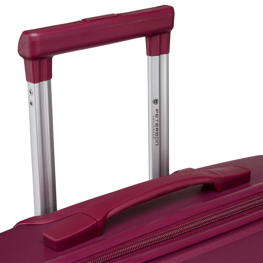 Zestaw walizek z polipropylenu z regulowaną rączką teleskopową - Peterson - obrazek 4