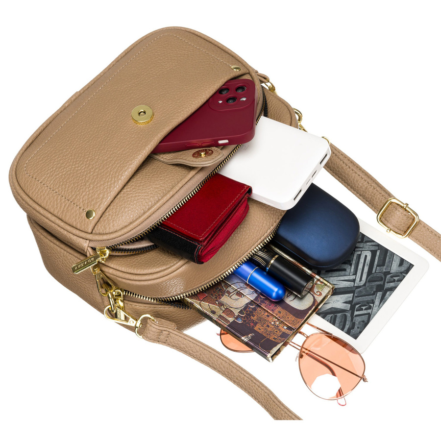 Torebka crossbody z dopinaną nerką miejską - Rovicky - obrazek 10