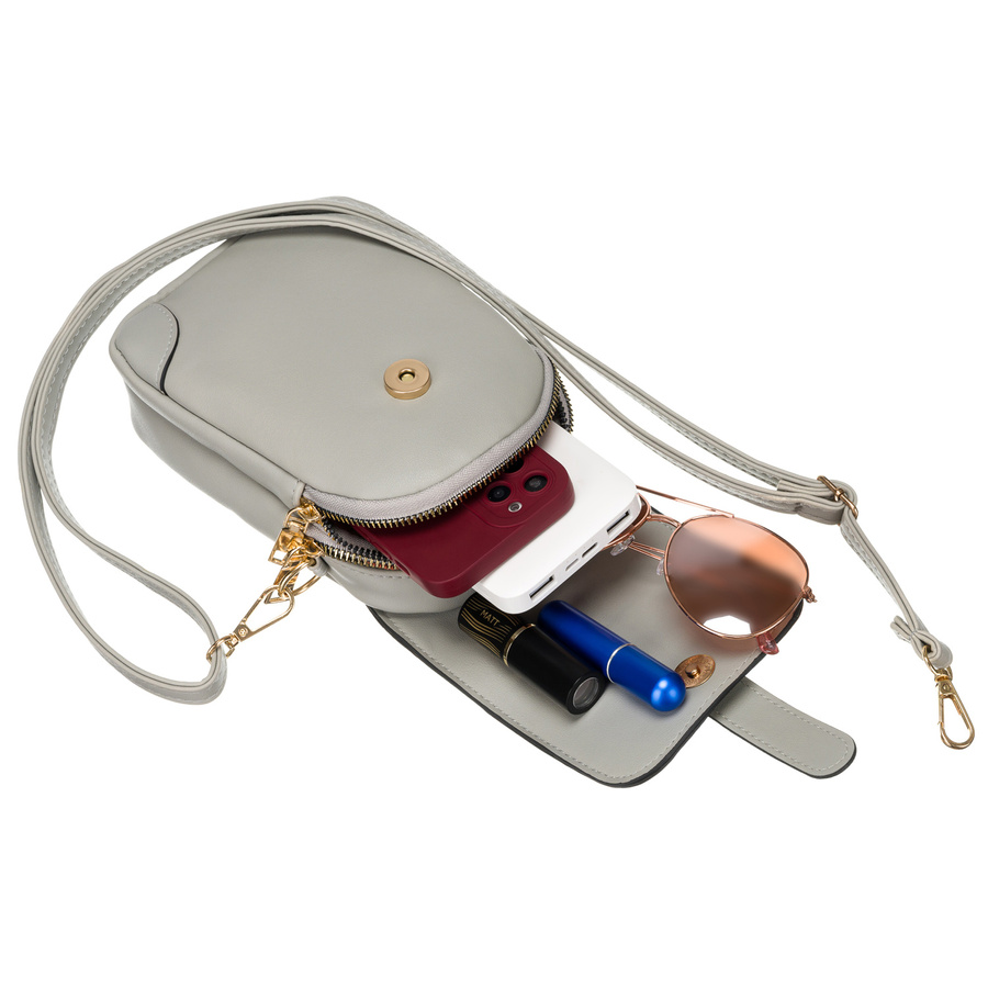 Mała torebka damska z eleganckiej ekoskóry - Rovicky - obrazek 6