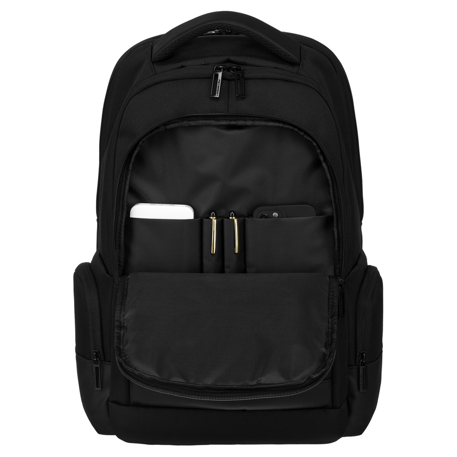 Elegancki plecak podróżny z uchwytem i kieszenią na laptopa- Peterson - obrazek 6