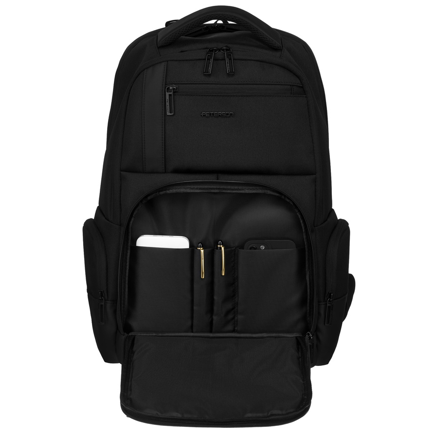 Ergonomiczny plecak na laptopa do pracy i podróży - Peterson - obrazek 4