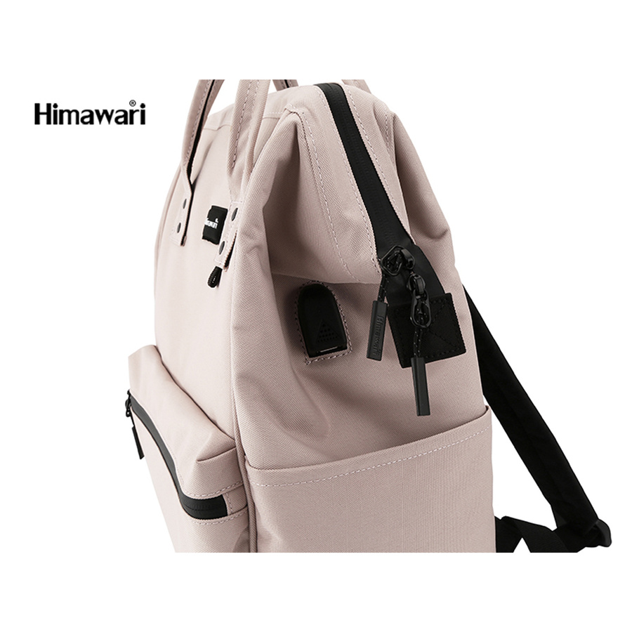 Pojemny plecak damski z kieszeniami i portem USB - Himawari - obrazek 10