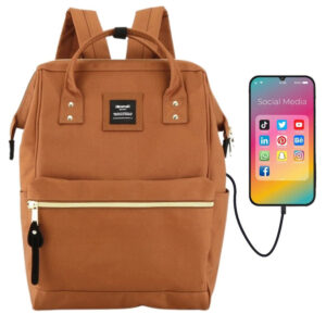 Plecak damski pojemny rudy A4 miejski - Himawari