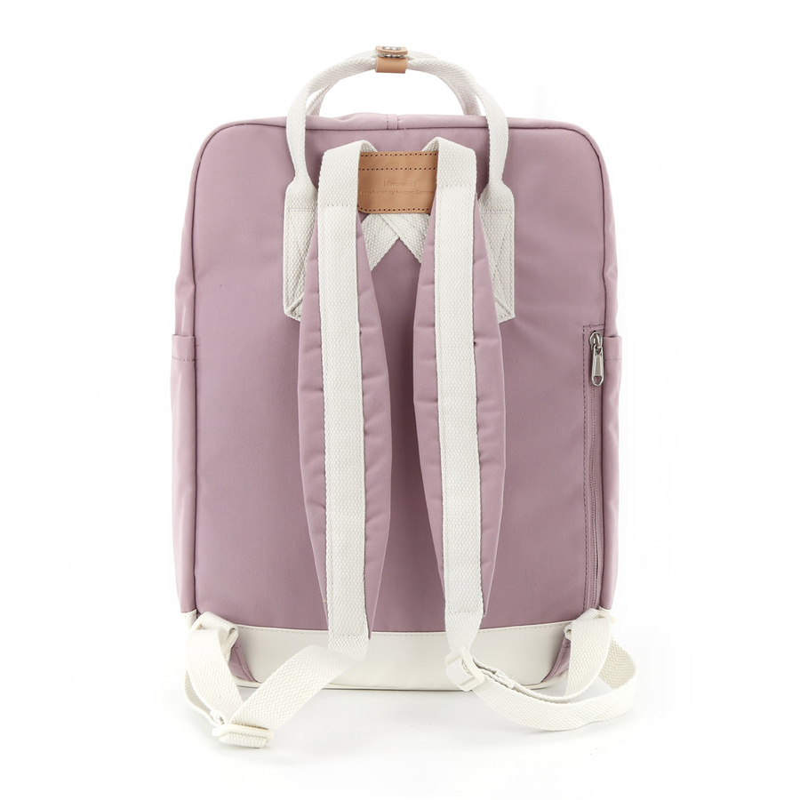 Funkcjonalny plecak miejski na laptopa w kolorze różowym - Himawari - obrazek 3