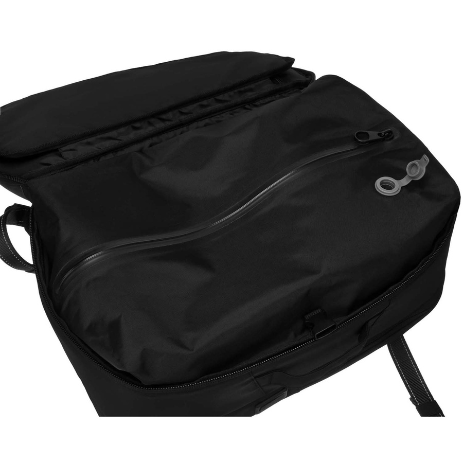 Czarny plecak podróżny z komorą próżniową i portem USB - Peterson - obrazek 15