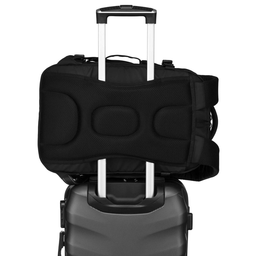 Czarny plecak podróżny z komorą próżniową i portem USB - Peterson - obrazek 9