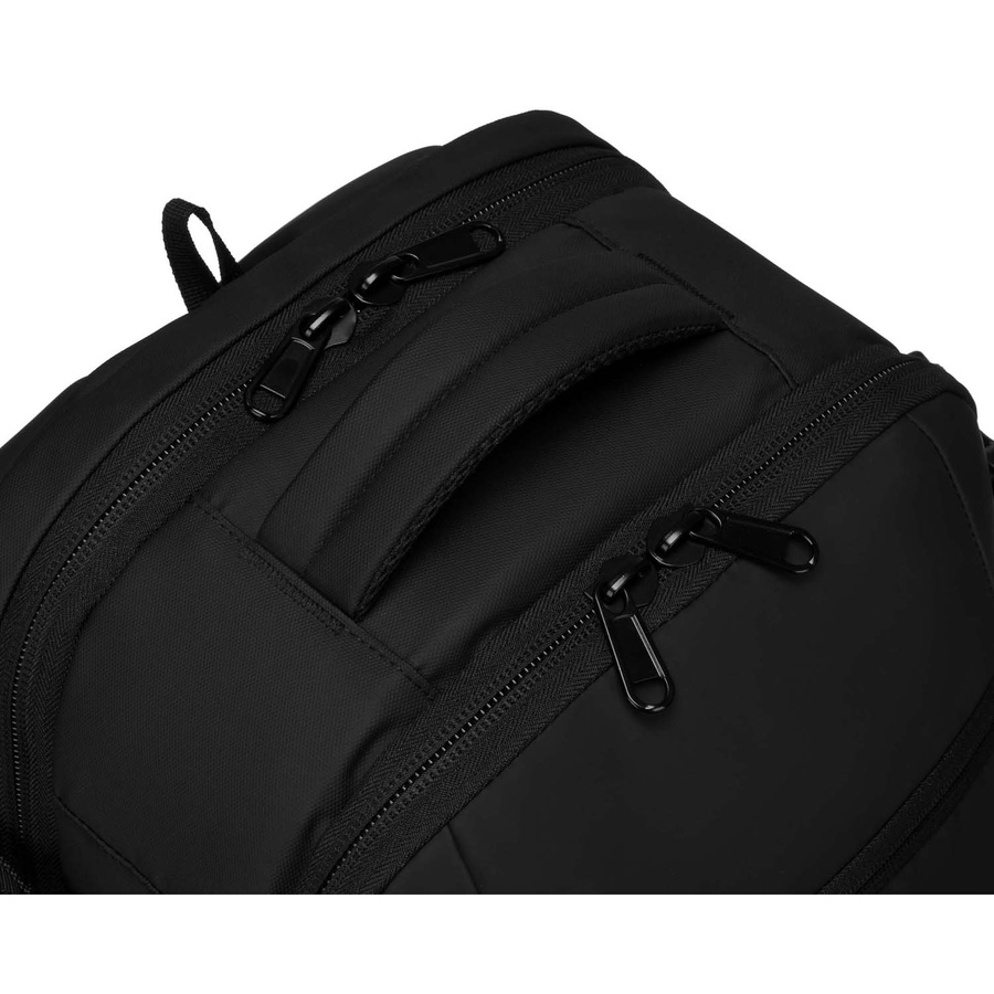Czarny plecak podróżny z komorą próżniową i portem USB - Peterson - obrazek 16