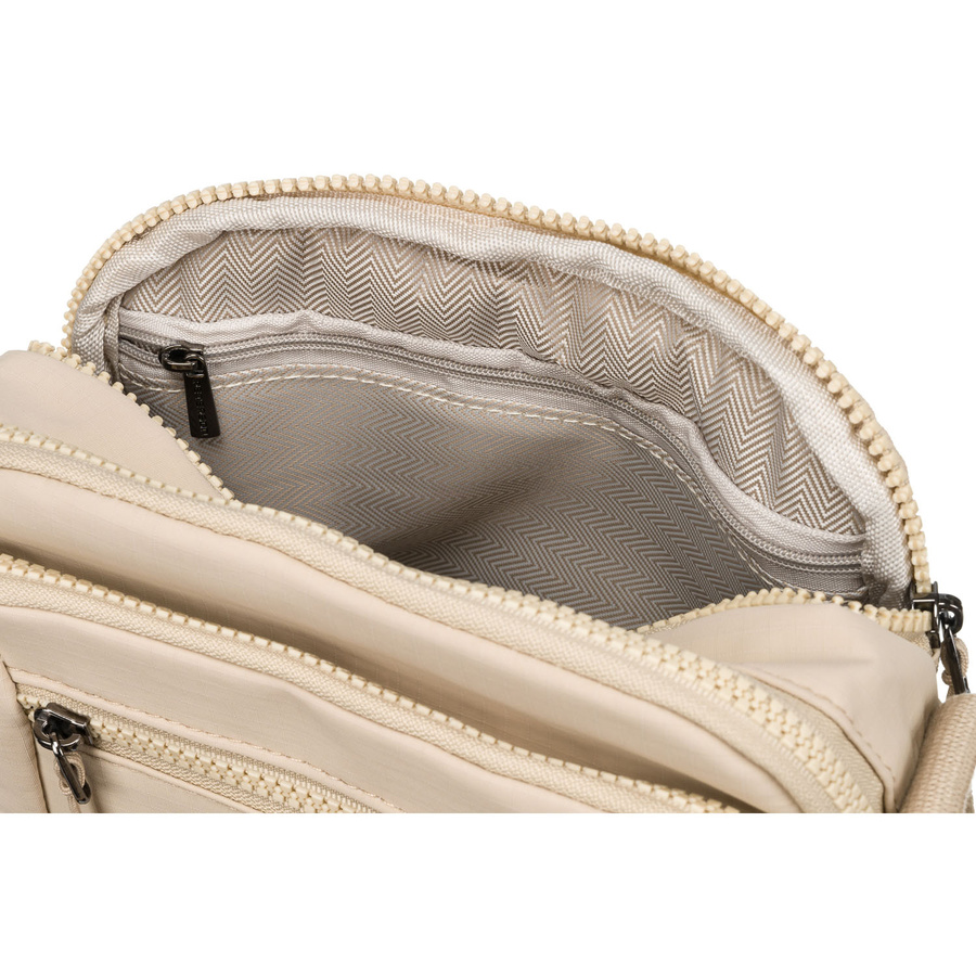 Listonoszka damska z poliestru w beżowym kolorze - Peterson - obrazek 10