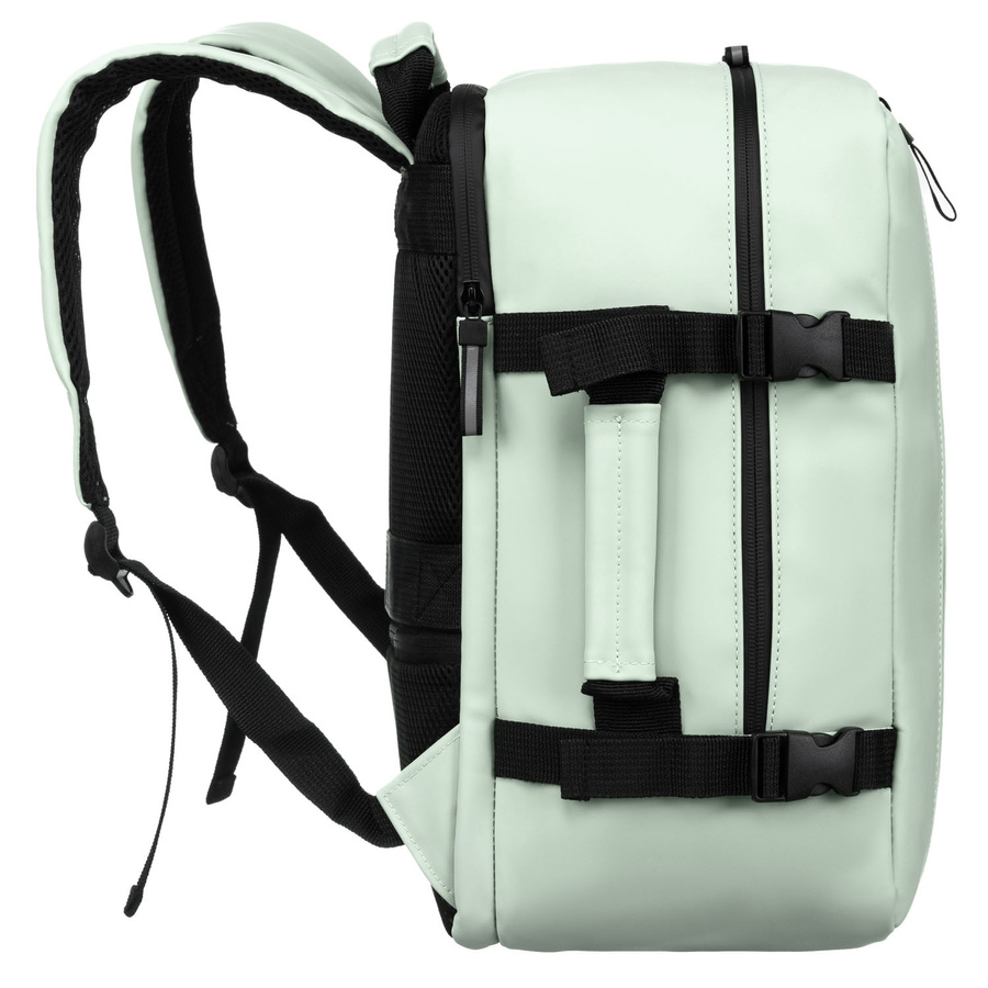 Plecak podróżny z tworzywa sztucznego w jasno zielonym kolorze - Peterson - obrazek 5