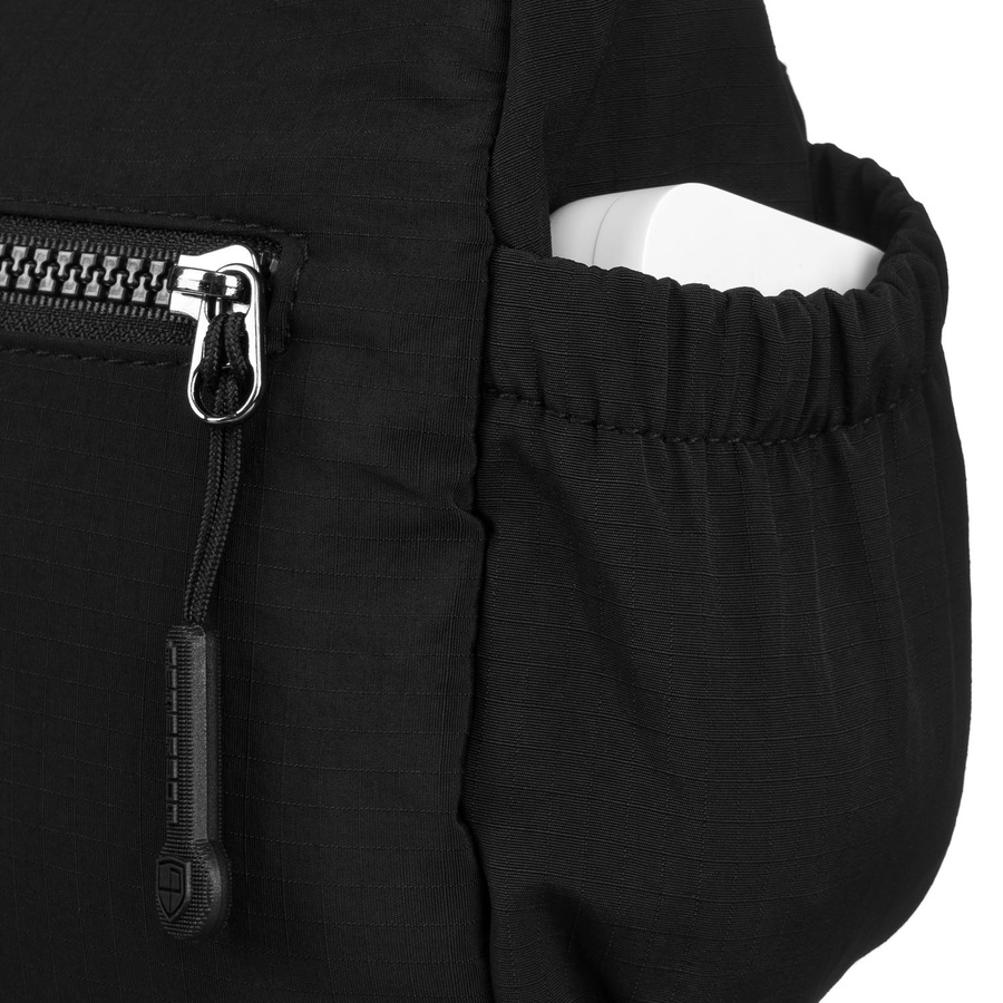 Listonoszka damska na szerokim pasku wykonana z poliestru w czarnym kolorze - Peterson - obrazek 8