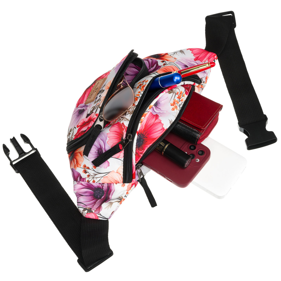 Wielokolorowa saszetka damska z wytrzymałego poliestru - Rovicky - obrazek 8