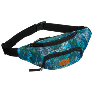 Saszetka damska z poliestru w roślinny wzór - Rovicky