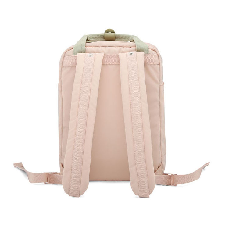 Różowo-błękitny, wodoodporny plecak miejski zamykany suwakiem - Himawari - obrazek 3