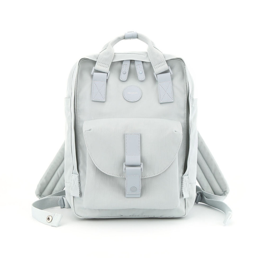 Błękitny, wodoodporny plecak miejski zamykany suwakiem - Himawari - obrazek 2