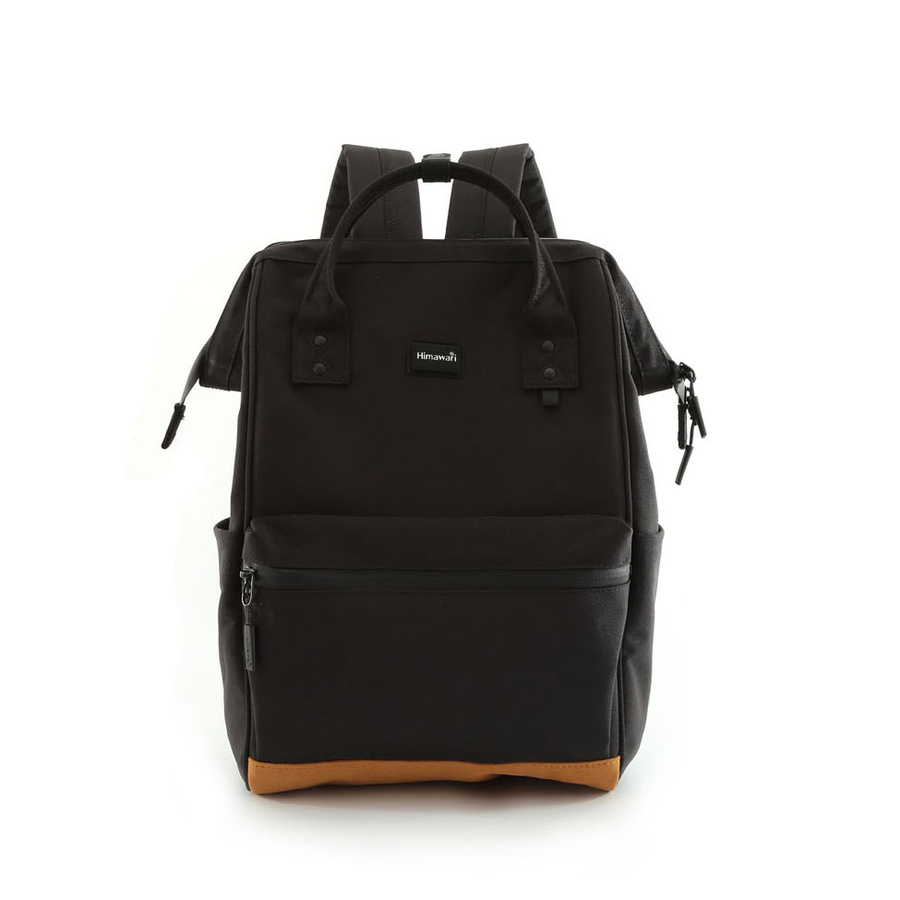 Czarny miejski plecak damski z portem USB - Himawari - obrazek 2