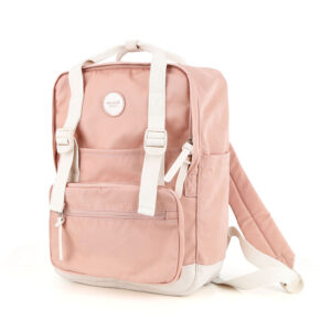 Duży, miejski plecak damski w jasnoróżowym kolorze - Himawari