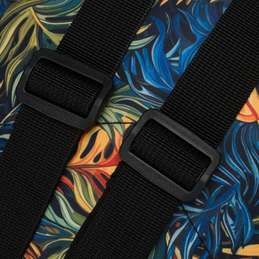 Wzorzysty, miejski plecak damski zawieszony na regulowanych szelkach - Rovicky - obrazek 7